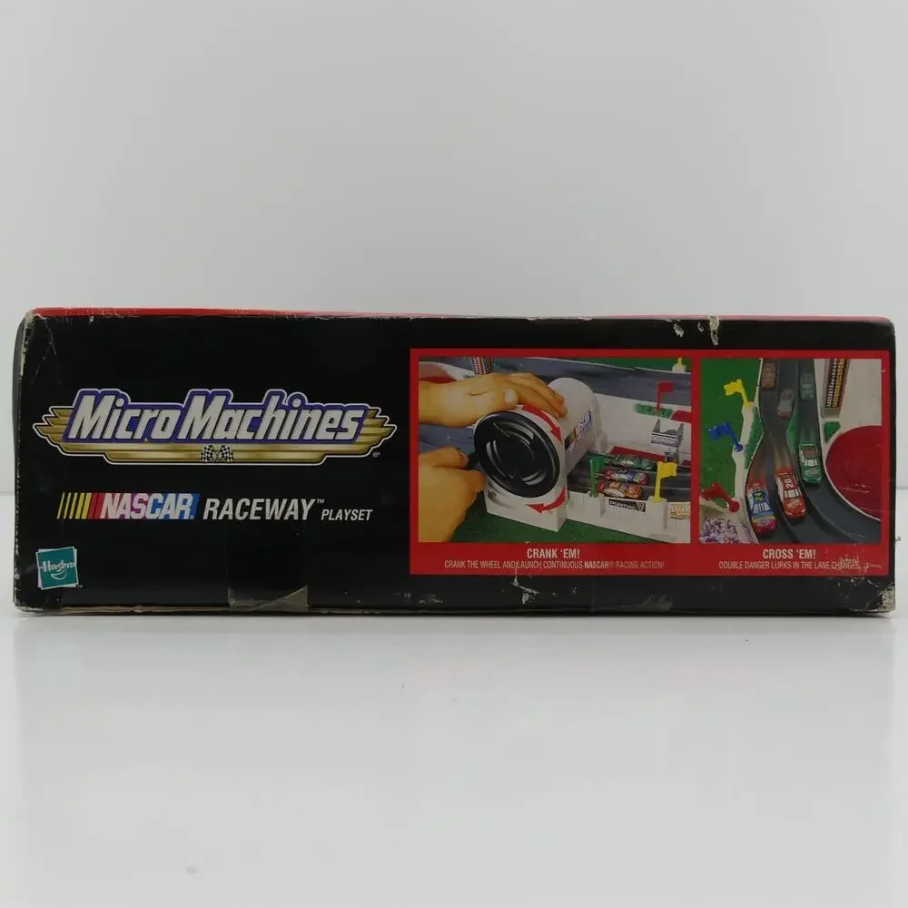 VTG 1999 Micro Machines NASCAR Raceway Playset Winners Circle Hasbro w/ Box